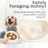 SUPERDESIGN Slow Feeder Dog Bowl - 1/2 Cup Slow Feeding Bowl for Small Medium Breed, Non Slip Puzzle Bowl