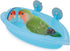 Hypeety Bird Bath with Mirror, Portable Bird Bathroom for Pet Parrots, Bathing Tub Accessories (Blue)