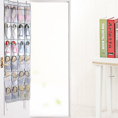 Generic 24 Closet Closet, Over The Door Shoe Organizer, Large Mesh Pockets, Rack, Hanging Shoe Organizer, Shoe Rack