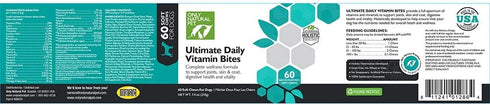 Only Natural Pet Ultimate Daily Vitamins, Complete Multivitamin Supplement for Dogs, 60 Soft Chews