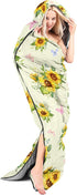 Sunflower Sleeping Bags for Adults Kids, Yellow Lightweight Waterproof Camping Sleeping Bag for All Season