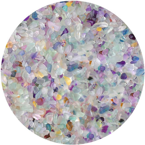 1 lb Fluorite Crystal Chips, Bulk Fish Tank Decorations, Aquarium Rocks Gravel, Stones for Candle Making, Witch Kit,