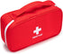 First Aid Bag Tote - Empty Small First Aid Kit Bag for Outdoor Travel, Rescue Pouch, First Responder Medicine Bag (Red