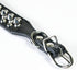 Spiked Dog Collar / Cat Collar, Studded Vegan Leather Pet Collar for Dogs and Cats (L, Black)