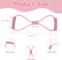 TURAOHU 2-Pack 8 Figure Resistance Band, Saludea Resistance Band with Handles Stretch Fitness Strap for Full-Body