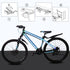 Bike Lights LED Bicycle Frame Light for Night Riding,Waterproof Strip Light Battery Powered with RGB Color, Bright