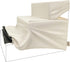 Best Pet Supplies 3-Step Foldable Pet Stairs Cover for Foam Dog Ramps, Plush Soft Fabric, Ivory, Non-Slip Surface