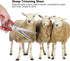Professional Stainless Steel Sheep Shear: Heavy Duty Safety Sheep Wool Scissor for Grooming Dogs, Cats, and Sheep
