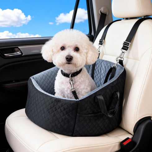 TOPOmerice Dog Car Seat for Small Dogs up to 30 lbs, Pet Booster