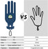 Golf Glove Holder Stretcher, 2PCS Durable Glove Support Frame Dryer Shaper Tool for Sports Gloves Maintenance, Blue