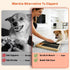 Set, Dog Nail Scratch Pad with Treat Box + Finger Dog Toothbrush & Sandpaper Solid Wood Nail Filing Board for Dogs That