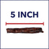 100% 5" 18 Count/1 Pack Pet Factory Made in USA Beefhide Chip Rolls Dog Chew Treats - Beef & Chicken Flavor