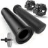 GreenBean 2PCS Olympic Adapter Sleeve 11.8" with Olympic Barbell Clamps, Converts 1" to 2" Weight Plate