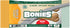 Bonies Skin and Coat Treats for Dogs, Chicken Flavor, Minis, 2 Bone Pack
