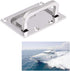 Tbest Flush Ring Pull Handle, Stainless Steel Boat Flush Hatch Locker Cabinet Pull Handle for Marine Yacht Boating