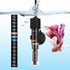 Mini 50W Aquarium Heater, Small Fish Tank Heater with Free Thermometer Sticker, 50 Watt.