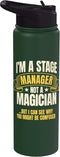 Stage Manager Producer Apparel Stage Manager Not A Magician Production Director Producer Stainless Steel Insulated Water