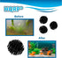 HQRP 100 pcs Bio Balls Filter Media 1.5 Inch, Large Bio Ball for Aquarium, Pond, Waterfall Filter Media in Mesh Bag