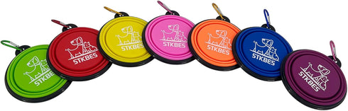 Collapsible Dog Bowl, 10 Pack, Portable and Reusable for Indoor and Outdoor Activities