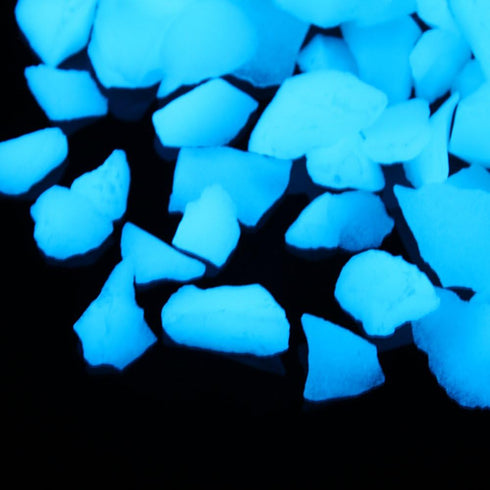 Glow in The Dark Gravel Stones, Aquarium Gravel, Decorative Rocks for Fish Tank, Garden Planter Landscape Decoration