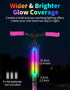 11 BELEEV LED Scooter Frame Light for Night Riding, Flashing Effects, Battery Powered, Fits for Bicycles Electric Kick