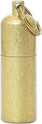 PPFISH Mini Brass Lighter, EDC Peanut Keychain Lighter, Waterproof Fire Starter for Survival