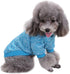 Jecikelon Dog Sweater for Small Dogs, Soft Winter Clothing, Warm Outfit (Light Blue, M)