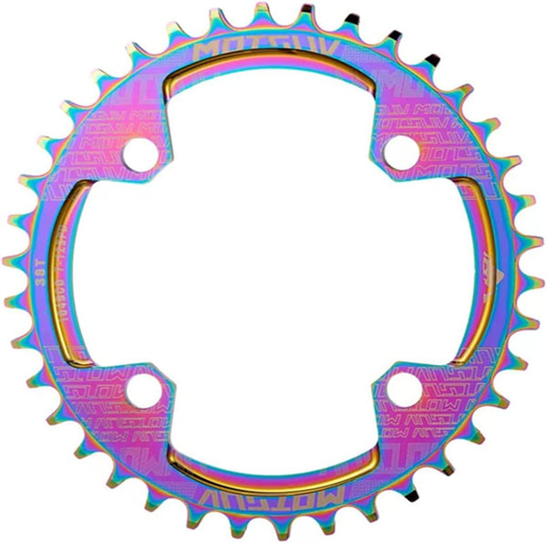 YBEKI 32T 34T 36T 38T Chainring, 104BCD Round Narrow Wide Single Bike Chainring for 8-11 Speed MTB Road