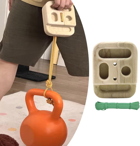 Ywmsfl Pocket Small Wood Hangs Board Forearm Exerciser Portable Climbing Training Finger Grip Strengthener Enduring