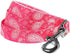 Blueberry Pet 5 Colors Paisley Flower Print Dog Leash, 5 ft x 5/8", Pink, Small