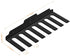 Olympic Barbell Hanger - Vertical Barbell Mount Rack, Space Saving Garage Gym Accessory, Black Powder Coated