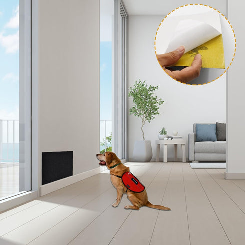 HAISENGO 10pcs 11 9 Inch, Dog Nail Scratch Board Sandpaper Replacement * Sandpaper Scratch Pad Self-Adhesive Sand Paper