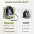 Cat Backpack Carrier - Breathable Bubble Pet Carrier for Small Dogs & Kitties up to 15lbs, Transparent & Foldable