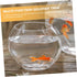 Flat Fish Tank Hydroponic Planter, Glass Aquarium Bowl, Water Plant Vase, Betta Tank Fish Supplies