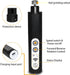 HAFBBXC 6 2-Speed Trimmer Dog Nail Grinder with LED Lights, One-Touch Reverse, Professional, Super Quiet and Low