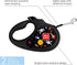 WAUDOG Retractable Dog Leash 16 Ft - 360° Tangle Free - Heavy Duty Pet Walking Leash for X-Small Small Medium Large Dog or Cat with One-Handed Brake Pause Lock (L, NASA)