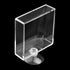 Clear Acrylic Square Shrimp Feeding Dish with Suction Cup for Fish Tank