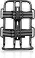 GORIX Bike Front Fork Cage Mount - Large Bottle Cage with Non-Slip Belt for Bikepacking