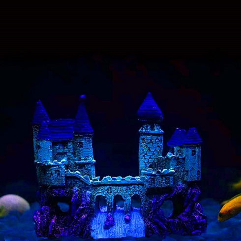 Eco-Friendly Resin Castle Aquarium Ornament - Fish Tank Supplies Accessories, Mythical Magic Castle Decoration