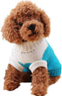 CHBORCHICEN Pet Dog Sweaters, Classic Knitwear Turtleneck Winter Warm Puppy Clothing in Sky Blue, X-Small
