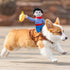 Xiaoyu Pet Dog Cat Halloween Costume, Funny Riding Horse Style Knight Clothing for Dog Cat Cosplay, Size L