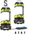 2 Pack LED Camping Lantern Flashlight Rechargeable, Consciot Portable Torch with 6