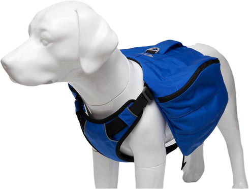 Lovelonglong Dog Backpack for Hiking - Multifunctional Outdoor Dog Day Pack with Zippered Side Pockets