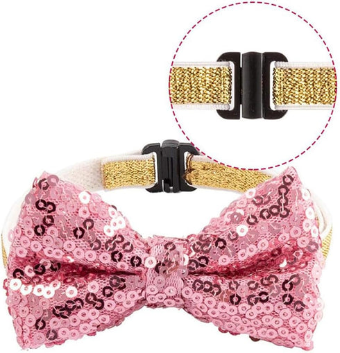 Dog Tutu Skirt, Birthday Party Supplies with Pink Bowtie and Crown Hat for Dog Princess Costume