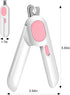 Trimmer Odoland Cat Nail Clipper with LED Light and Nail File, Dog Claw with Bright Light to Avoid Excessive Cutting