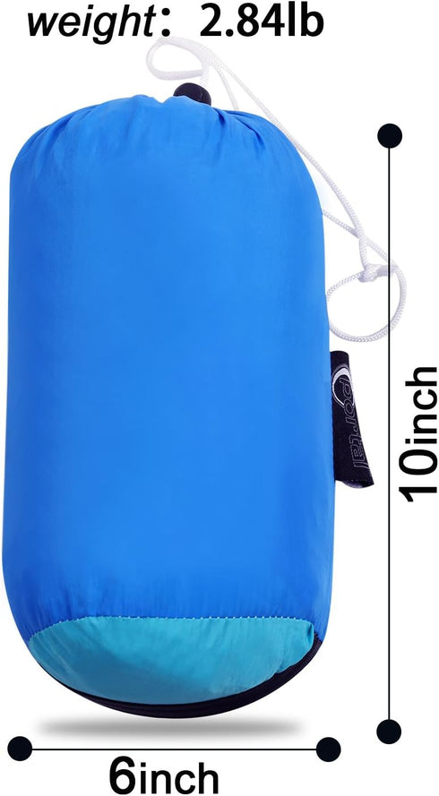 PORTAL Double Camping Hammock - Lightweight Portable Nylon Hammock with Straps and Carabiners