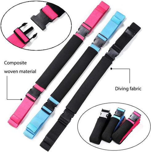 Fitness Stretch Strap - Adjustable Leg Stretch Band to Improve Body Flexibility, Premium Stretching Equipment for Exercise, Physical Therapy, Pilates Dance Gymnastics Cheerleading Training by XEMZ