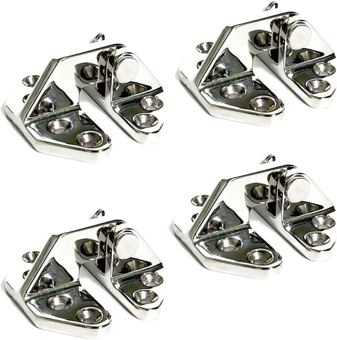 RedSnake Ship RV Accessories - Heavy Duty Long Reach 316 Marine Grade Stainless Steel Hatch Hinge with Removable Pin