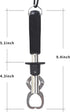 Lip Gripper With Scales - Professional Fish Holder, Stainless Steel Grabber, 40 Pound Weight Scale Tool