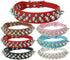 Spiked Dog Collar with Mushrooms Rivet Spike, Anti-Bite Studded PU Leather for XXS XS Small Medium Large Dogs